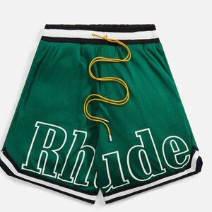 Rhude Court Logo Shorts